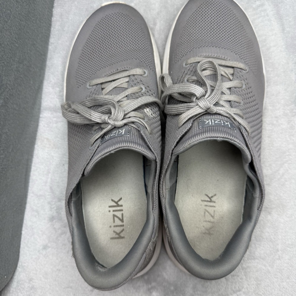 Kizik Athens Men's 12 Wide Gray Hands Free Slip On Sneakers Women's 13.5 W - Picture 7 of 7